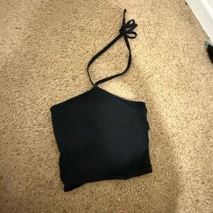 Hollister Black Halter Tank Top